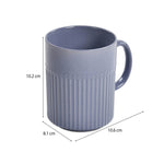 Porcelain Milk Mug- Blue Matt
