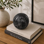 Metal Ball Table Decor Showpiece- Black