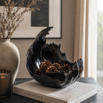 Hamatite Wave Aluminum Bowl- Grey