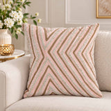 La Rosa Vortex lines Cushion Cover- Pink