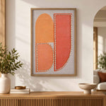 Modern Muse Earthy Elements 1 Canvas Painting- Brown