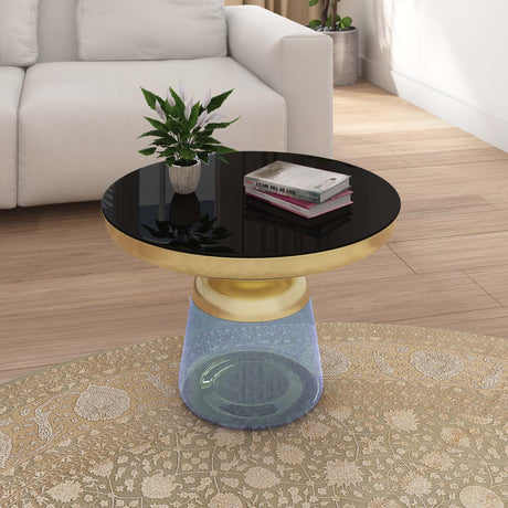 Nilkamal Apollo Glass Center Table (Warm Grey)