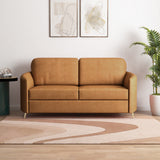 Arch 3 Seater Fabric Sofa- Rust Brown