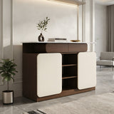 Atlas Multipurpose Storage Unit- Legno Oak Dark & Ivory