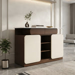 Atlas Multipurpose Storage Unit- Legno Oak Dark & Ivory