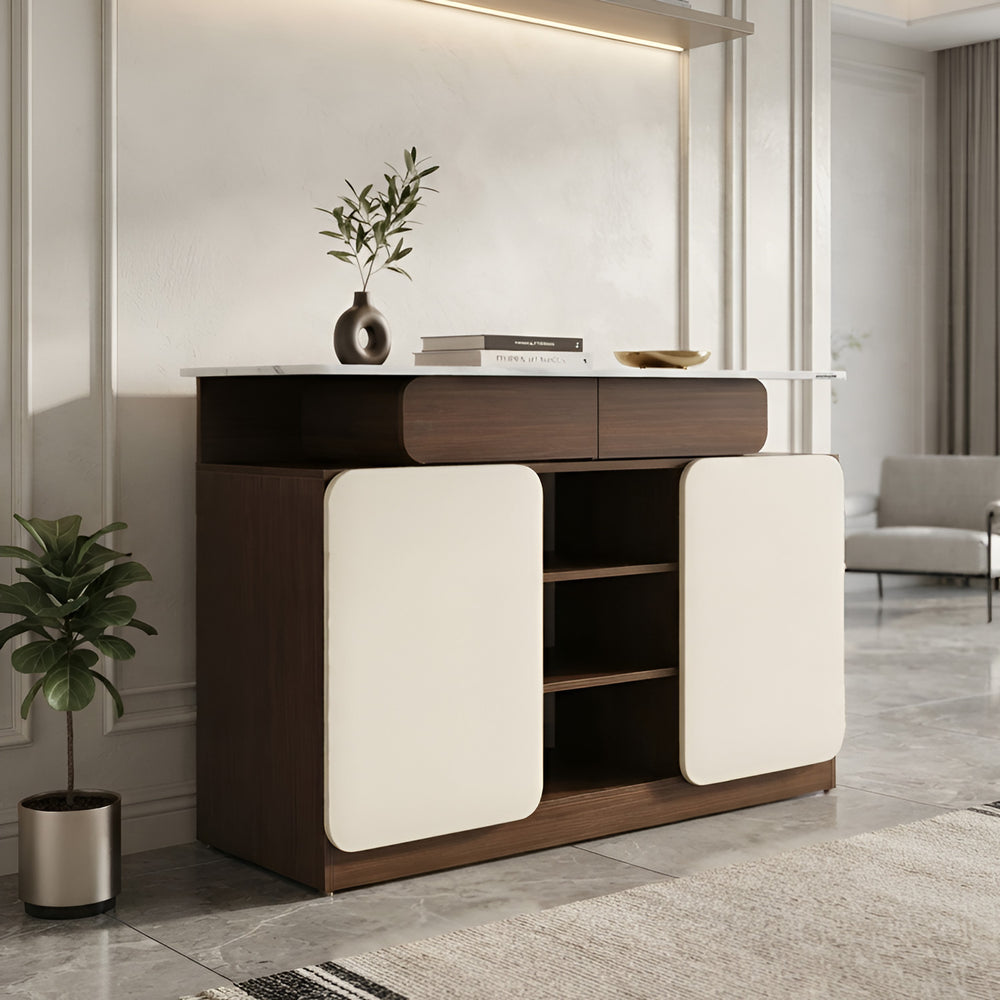 Atlas Multipurpose Storage Unit- Legno Oak Dark & Ivory