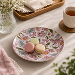Floral Quarter Plate- Pink