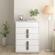 Agnes Chest Of 5 Drawers (White)