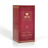 Iris Celeste Pillar Candle- Rose Gold, 2.8 X 6 Inch