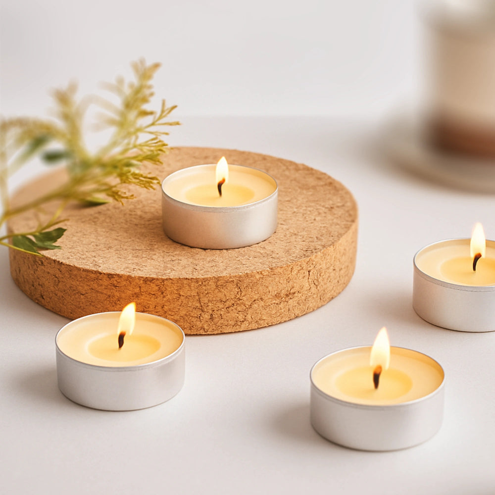 Iris Celeste White Musk Fragranced Tealight Candles Pack of 15