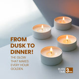 Iris Celeste White Musk Fragranced Tealight Candles Pack of 15