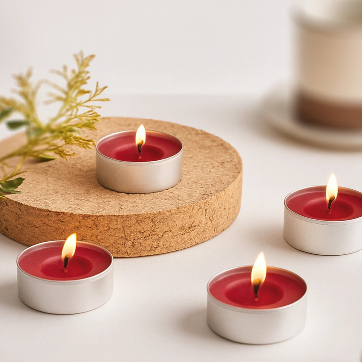 Iris Celeste Rose Gold Fragranced Tealight Candles Pack of 15