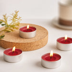 Iris Celeste Rose Gold Fragranced Tealight Candles Pack of 15