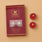 Iris Celeste Rose Gold Fragranced Tealight Candles Pack of 15