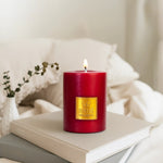Iris Celeste Pillar Candle- Rose Gold, 2.8 X 4 Inch