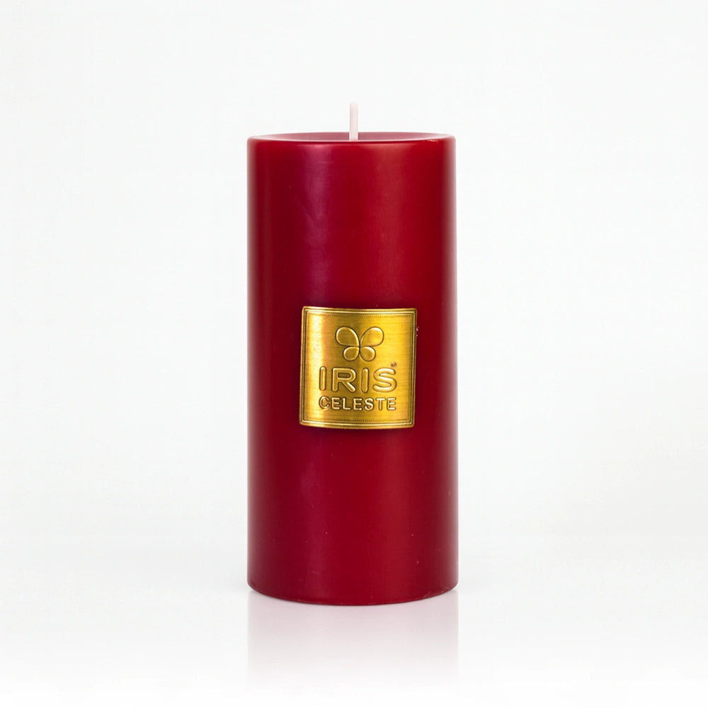 Iris Celeste Pillar Candle- Rose Gold, 2.8 X 6 Inch
