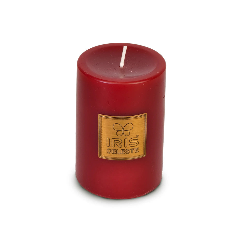Iris Celeste Pillar Candle- Rose Gold, 2.8 X 4 Inch
