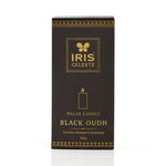 Iris Celeste Pillar Candle- Black, 2.8 X 6 Inch