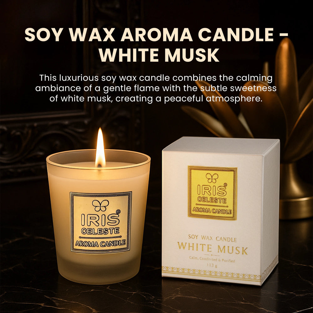 IRIS Celeste Aroma Votive Candle- White