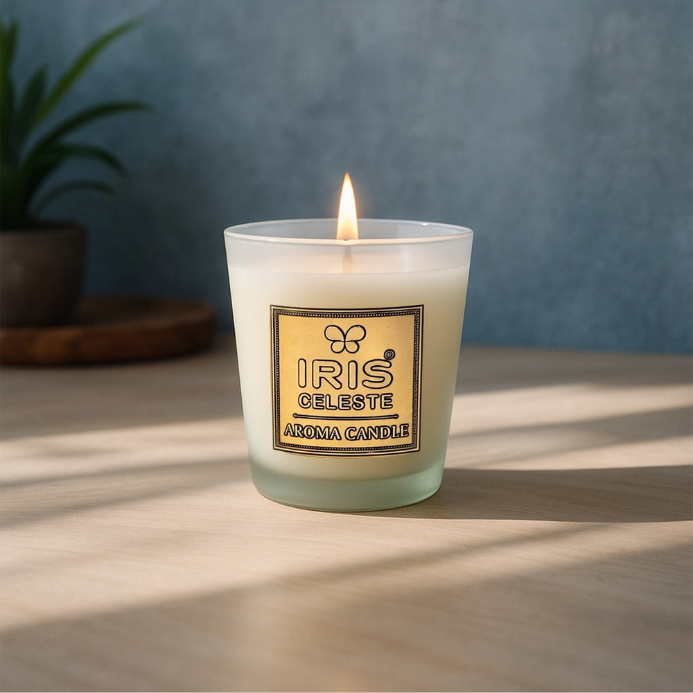 IRIS Celeste Aroma Votive Candle- White