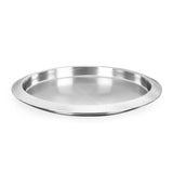 Stainless Steel Round Bar Tray- Silver