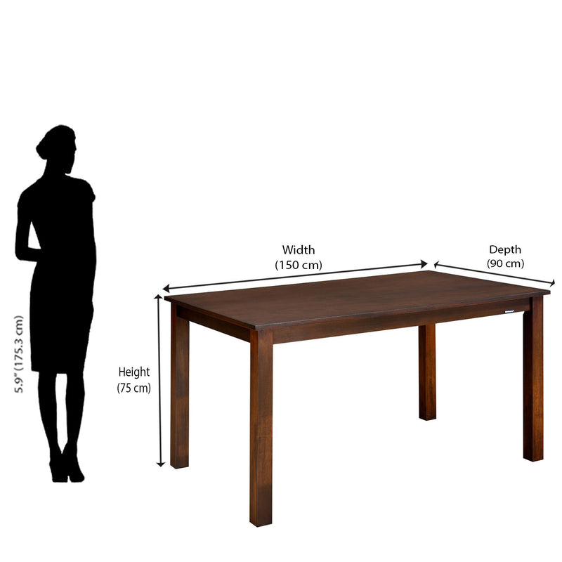 Bella 6 Seater Dining Set (Antique Cherry)