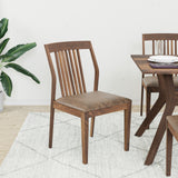 Nilkamal Blaine Dining Chair (Walnut)