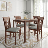 Nilkamal  bella 4 Seater Dining Set Antique Cherry