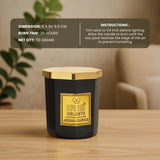IRIS Celeste Aroma Votive Candle- Black