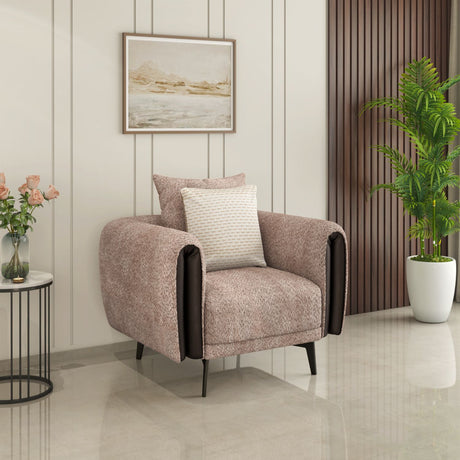 Nilkamal Canyon 1 Seater Fabric Sofa (Light Grey)