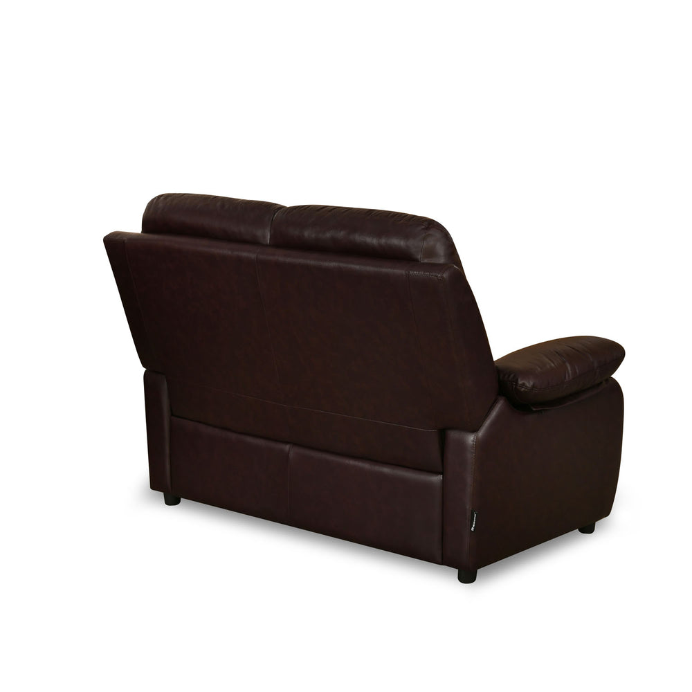 Carolina 2 Seater Leather Sofa- Brown