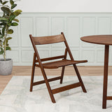 Nilkamal  carven Dining Folding Chair Walnut