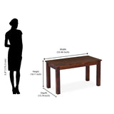 Casper 4 Seater Dining Set with Bench (Country Light)