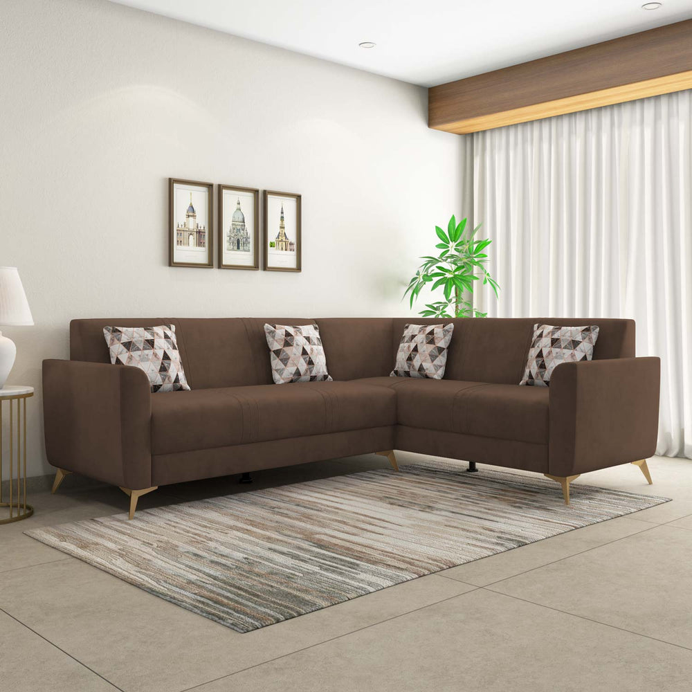 Cooper Corner Sofa- Brown
