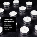 IRIS Unscented Tea Lights Pack of 50- White