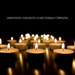 IRIS Unscented Tea Lights Pack of 50- White