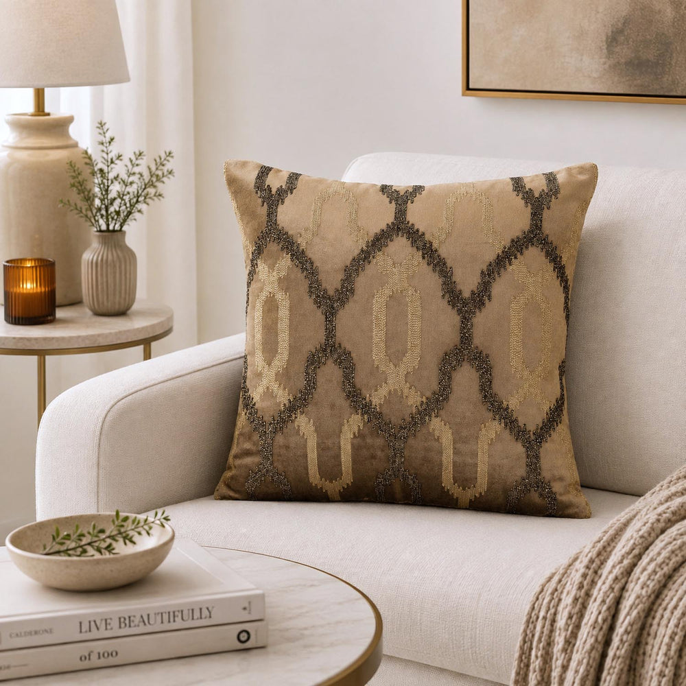 Oval Pattern Vicose Velvet  16
