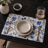 Orchard Print EVA Placemat Set of 4- Blue