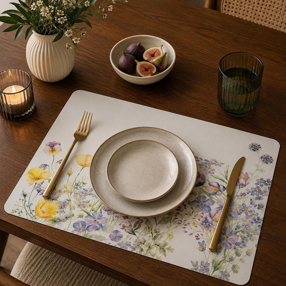 Botanical Print Placemat Set of 4- Multicolor