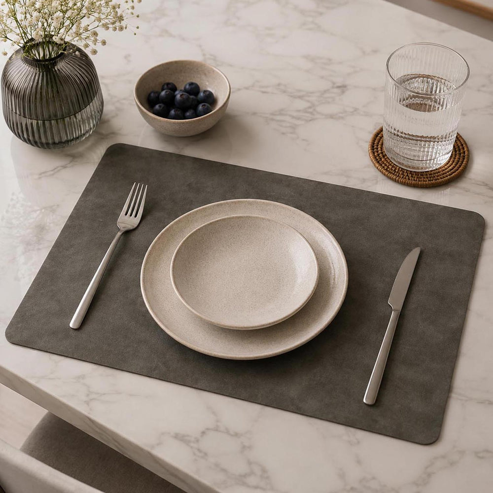 Smoky Pattern Placemat Set of 4- Grey