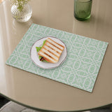 Floral PVC Placemat Set of 4- Green