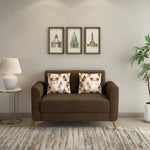 Cooper 2 Seater Fabric Sofa- Brown