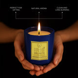 IRIS Celeste Aroma Votive Candle- Coral Blue