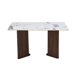 4 Seater Allune Ceramic Dining Set with Dexor Base and Nivo Chairs- Ash White