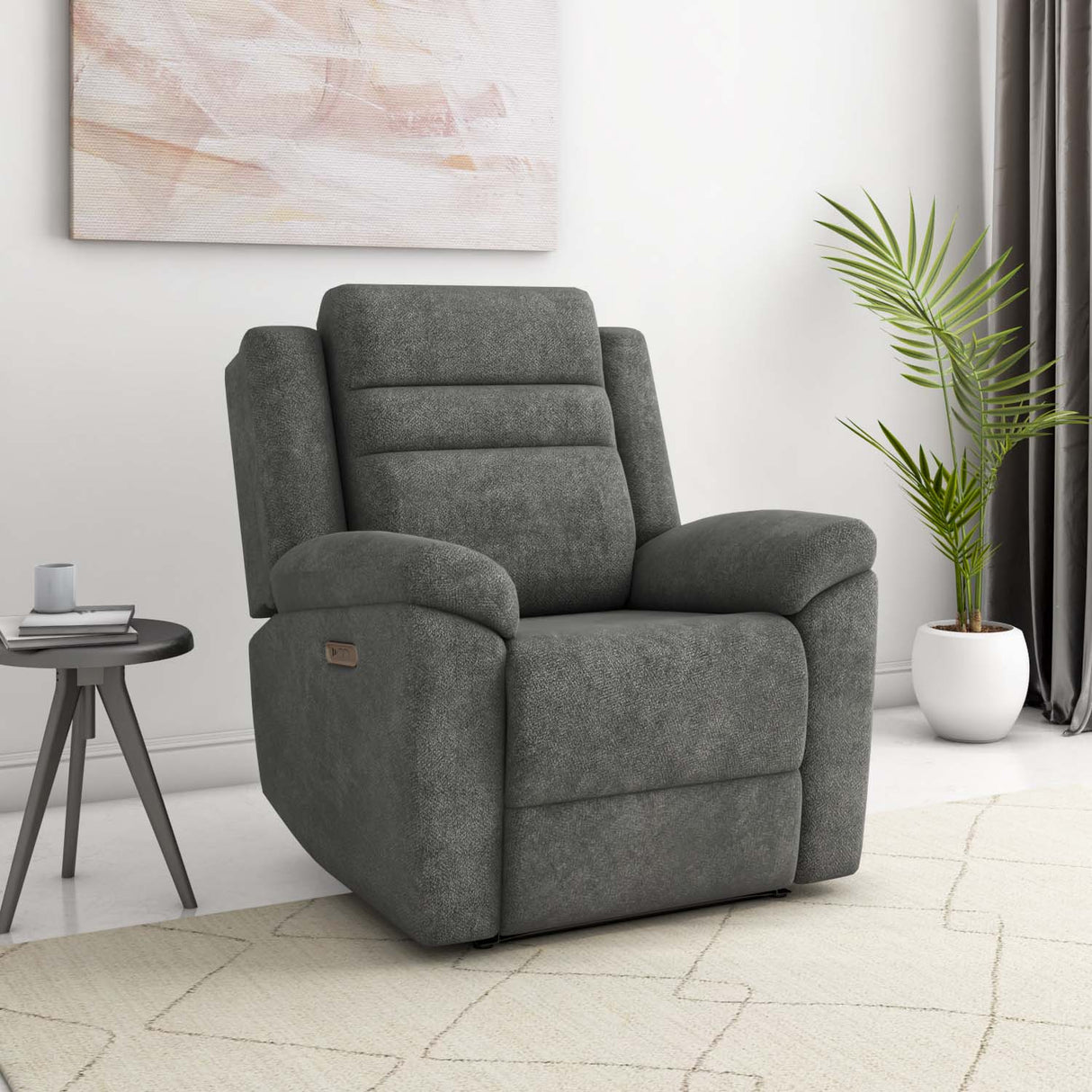 Divo 1 Seater Electric Recliner (Slate Grey)