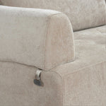 Renzo 3 Seater Sofa- Almond Beige