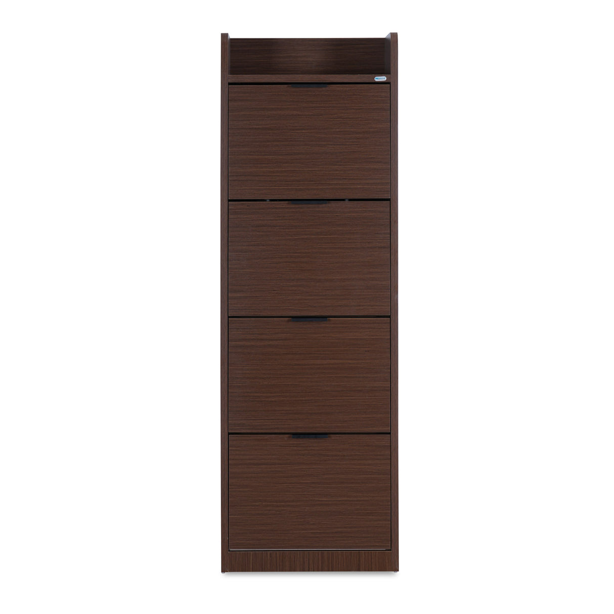 Selena 4 Tier Tilt-Out Shoe Cabinet- Legno Oak Dark