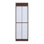Selena 4 Tier Tilt-Out Shoe Cabinet- Legno Oak Dark