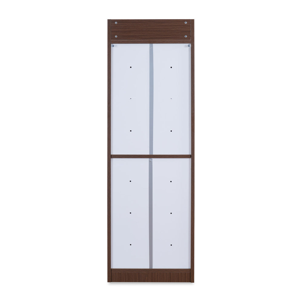 Selena 4 Tier Tilt-Out Shoe Cabinet- Legno Oak Dark