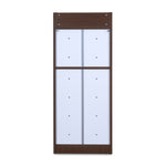 Selena 3 Tier Tilt-Out Shoe Cabinet- Legno Oak Dark